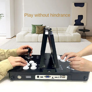 Doubles Arcade Joystick Axis Portable Rocker Integrated Game Machine Coin Folding