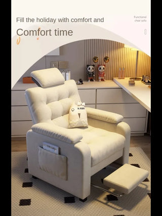 Lazy Computer Chair Home Office Back Sitting Comfortable Sofa Chair Bedroom Internet Café Gaming Chair Furniture muebles