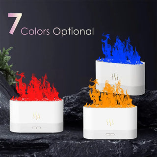 New Flame Air Humidifier USB Aroma Diffuser Room Fragrance Mist Maker Essential Oil Difusors For Home Living Room Office