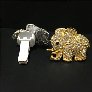 Bling Car Accessories Aroma Vent Clip Car Smell Car Perfume Air freshener In Car Ornaments Diamond Elephant Auto Interior Decor