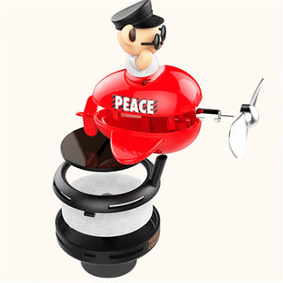 Helicopter Diffuser Fragrance Bear Pilot Air Fresheners Solar Plane Air Freshener Airplane Rotary Propeller Air Freshener