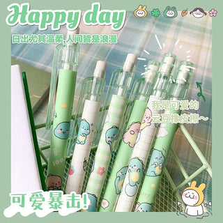 6 Piece Lovely Pattern Mechanical Pencil for Writing Students Stationery Creative Gift School Supplies