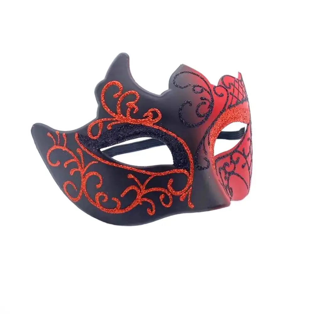 Glitter Half Face Masquerade Mask Woman Men Venice Mask Halloween Costume Accessories For Cosplay Party