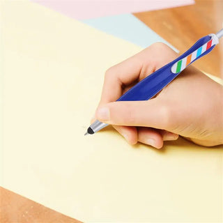 6pcs Plush Hair Mop Head Pen Cartoon Students Writing Pen Plastic Ballpoint Pen School Office Writing Stationery(Assorted Color)