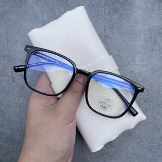 Black Computer Glasses Frame Women Men Anti Blue Light Square Rectangle Eyewear Blocking Glasses Optical Spectacle Eyeglass