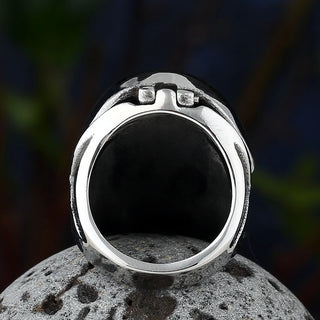 Biker 316L Stainless Steel 2023 New AVP Alien Predator Punk Ring For Man Women Animal Movie Design For Boyfriend Gift