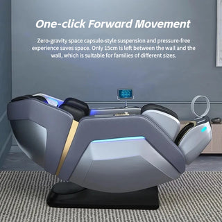 Luxury 4D Massage Chair AI Smart Health Care Shiatsu Kneading Heating Full Body Zero Gravity Leisure Sofa Bluetooth HiFi Music