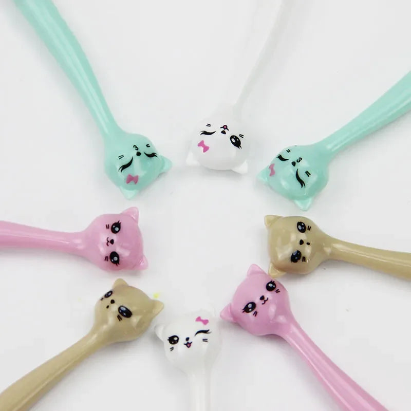 cartoon Cat Gel Pen kawaii stationery pens  Office supplies Writing pen school student supplies the gift of the child