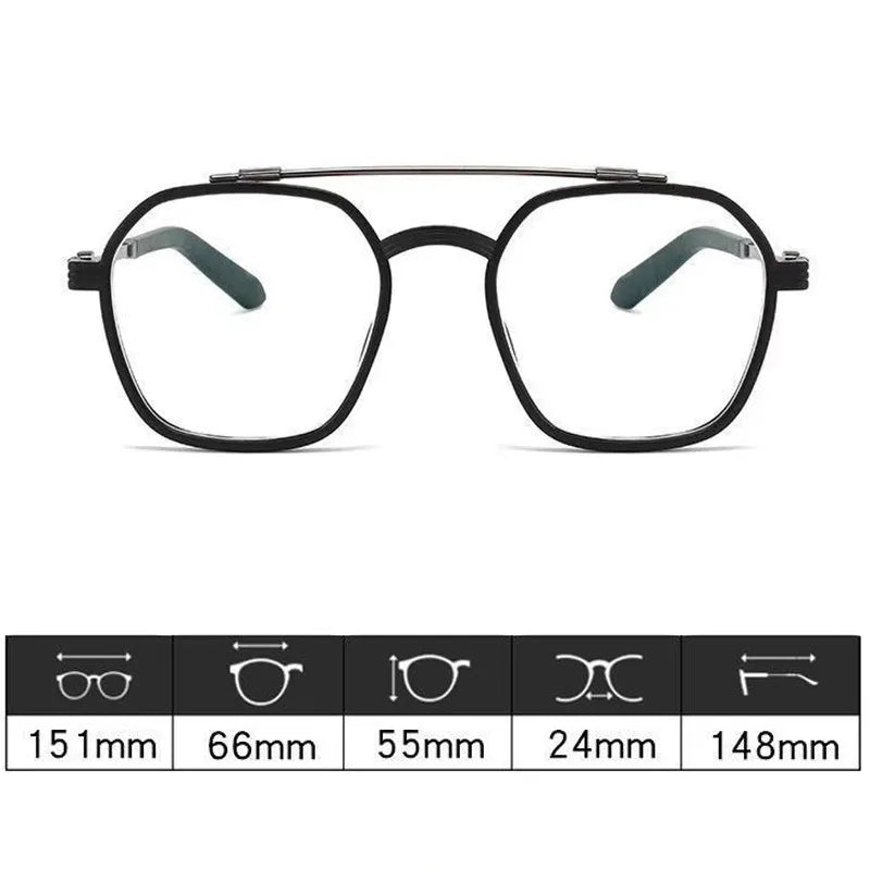 1pcs Square Eyewear Transparent Computer Glasses Frame Women Men Anti Blue Light Blocking Glasses Optical Spectacle Eyeglasses