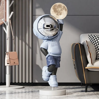 Large Resin Astronaut Lamp Sculpture Indoor Home Decoration Astronaut Statue Living Room Luxury Large Ornaments Home Decor