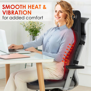 Heating Full Body Massager Cushion Shiatsu Electric Back and Neck Masssage Shoulder Waist Pain Relief Car Chair Office Seat Pad