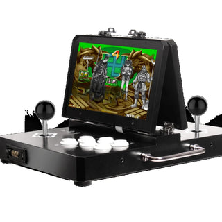 Doubles Arcade Joystick Axis Portable Rocker Integrated Game Machine Coin Folding