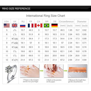 Serenty Day Four Claw D Color 9mm 3 Carat Full Moissanite Row Rings Set For Women S925 Sterling Silver Band Plated 18K Wholesale