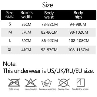 Men Sports Boxers Underwear Underpants Sport Black M L XL Turn On Switch Printing Breathable Ventilate Fashion Fitness Casual