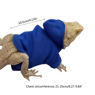 Bearded Dragon Clothes Costume Hand-made Coat Hoodie Jackets for Small Animal