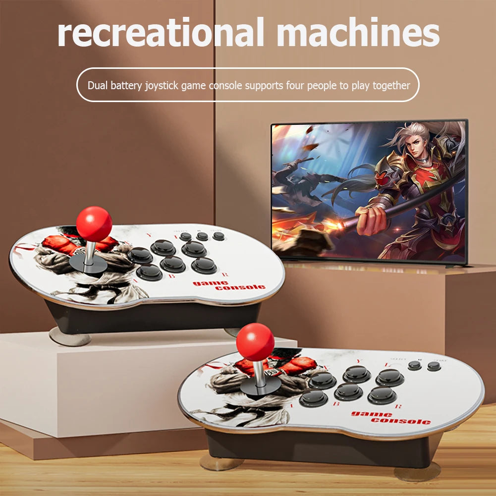 MT6 4K HD Video Arcade Game Console 3D Dual Controller Joystick 10000+ Games HDMI-compatible Game Player for PS1 Accessories