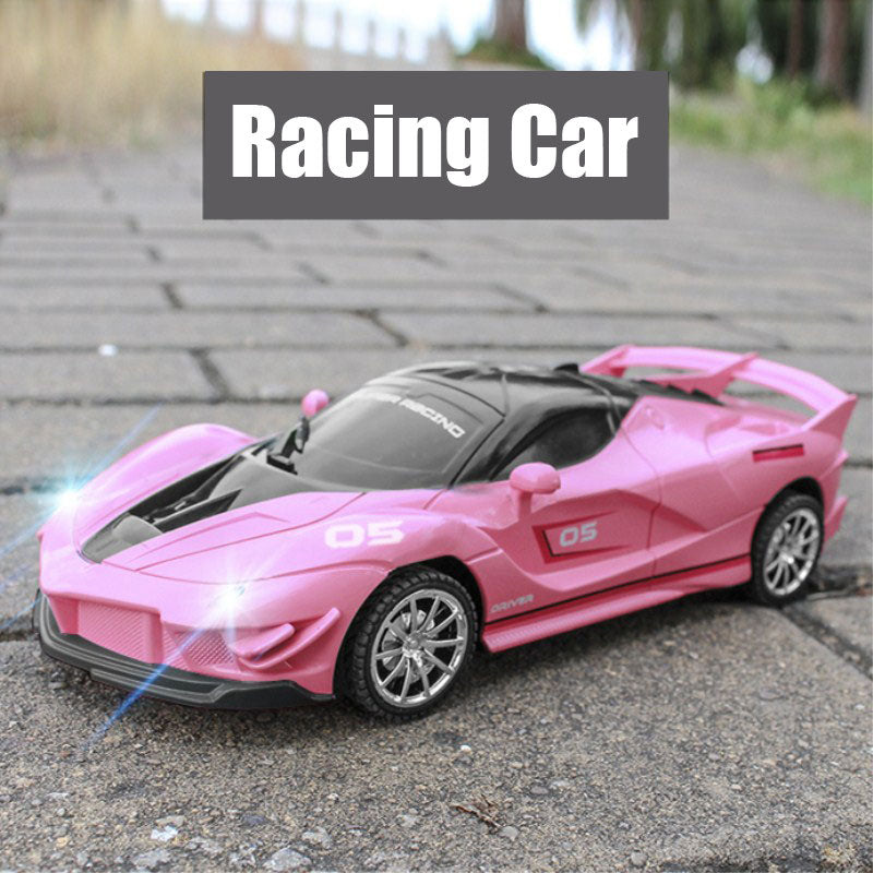 Electric Simulation Remote Control Racing Car Toy 1:18 High Speed Sport Drift Electric LED Light Vehicle Model Children's RC Car