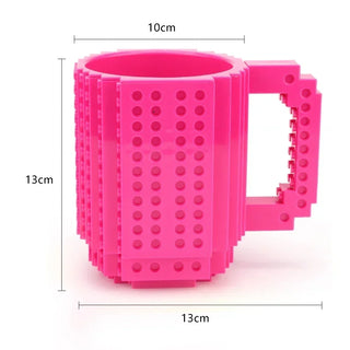 350ML Mug Cup for Milk Coffee Water Build-On Brick Type Mug Cups Water Holder Building Blocks Design