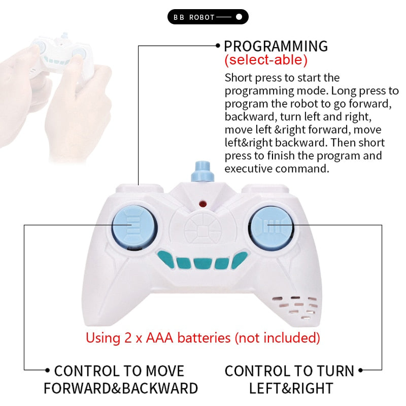 New Upgrade RC Robot With Sound Watch Gesture Induction Sensor Programmable 2.4G Radio Remote Control Intelligent Kids Toys Gift