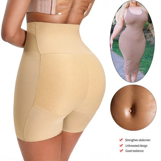 High Waist Women Padded Seamless Butt Lifter Buttocks Enhancer Shaper Pants Hip Pad Panties Push Up Lingerie Shapewear Shorts