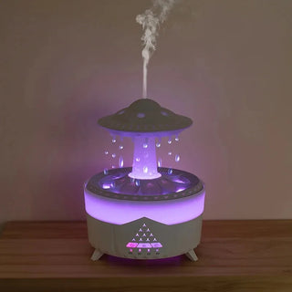 Rain Cloud Night Light humidifier with raining water drop sound and 7 color led light essential oil diffuser aromatherapy