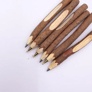 5pcs Branch And Twig Shape pencil Wooden Pencils Personality Crafts Pencil School Supplies Writing Drawing Pencil For kids gift