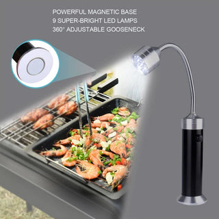 Magnetic BBQ Light Barbecue Charcoal Grilling Accessories Heat Resistant Weber Grill Barbeque Led Lighting Lamp Outdoor Tools