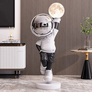 Large Resin Astronaut Lamp Sculpture Indoor Home Decoration Astronaut Statue Living Room Luxury Large Ornaments Home Decor