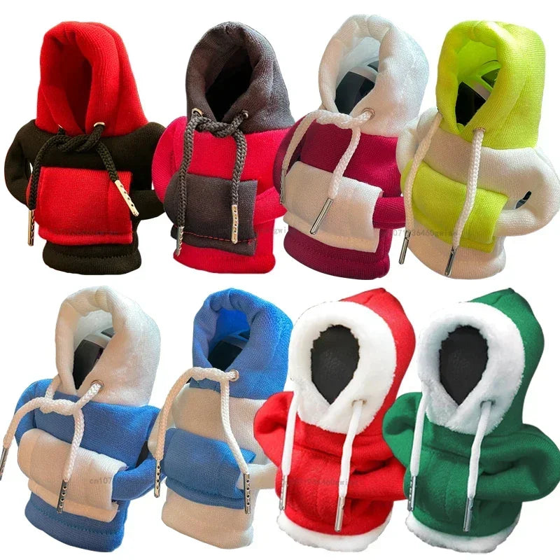 Colorful Style Night Glowing Hoodie Car Gear Shift Cover Fashion Gearshift Hoodie Car Gear Shift Knob Cover Manual Gear Cover