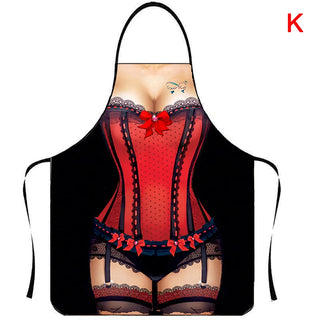 1PC Aprons Sexy Funny Kitchen For Women Man BBQ Cleaning Cooking Apron Stain-proof Apron Barbecue Apron