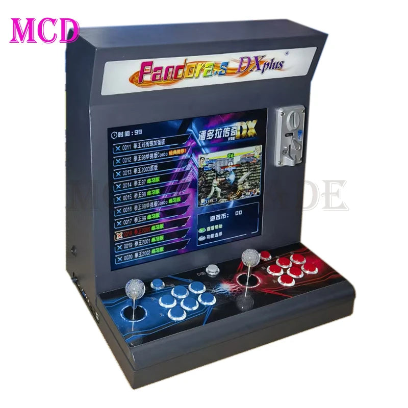 2023 Newest Token Coin Operated Cabinet Complete Game Machine Built-in 20008 Games 17-inch LCD Display Plug And Play Arcade 1up