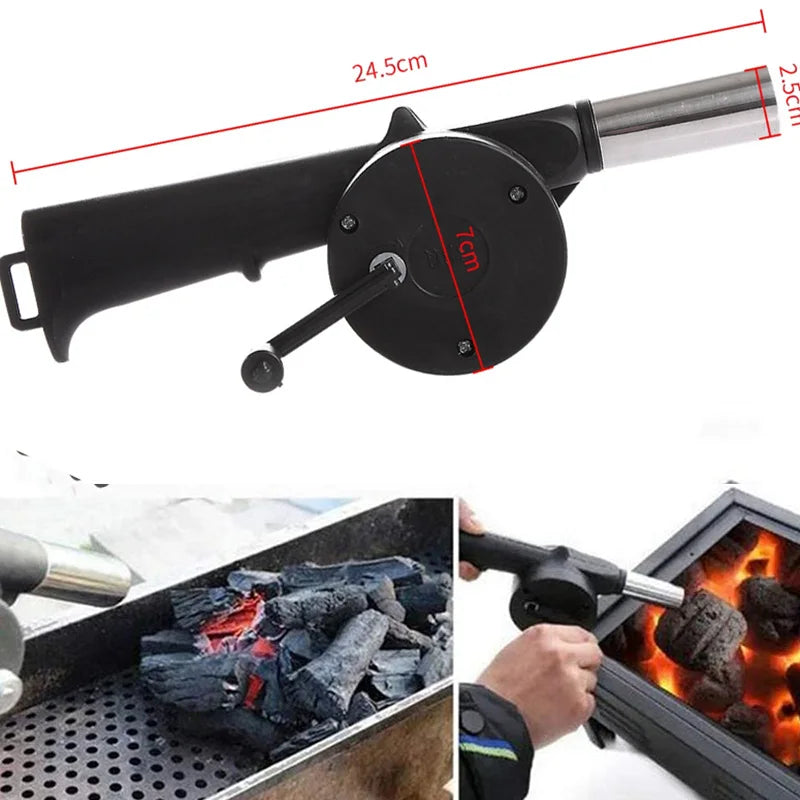 Hand Blower household hand portable barbecue blower small hair dryer outdoor barbecue accessories tools