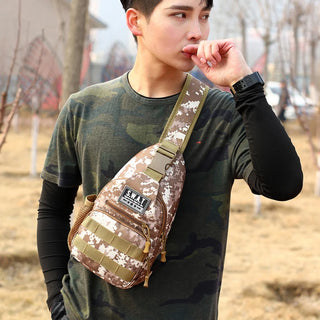 Military Tactical Travel Bag Men Hiking Backpack Tactical Backpack Outdoor Shoulder Chest Bag Camouflage Rucksack Outdoor