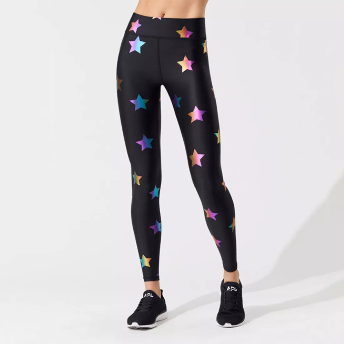 Fitness Sexy High Waist Elasticity Women Digital Printed Leggings Push Up Strength Pants Plus Size