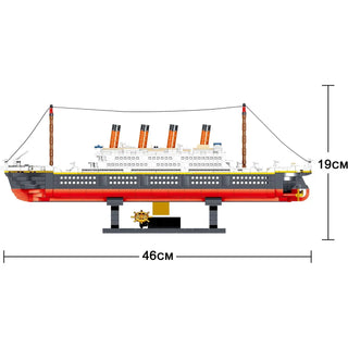 Taitannic Ship Assembly Model Block Toy Decoration Gift Items 1288 Block Model Children