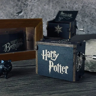 Harry Potter ，Jurassic World Music Box, hand-cranked, birthday gift, girl, boyfriend, high-end gift