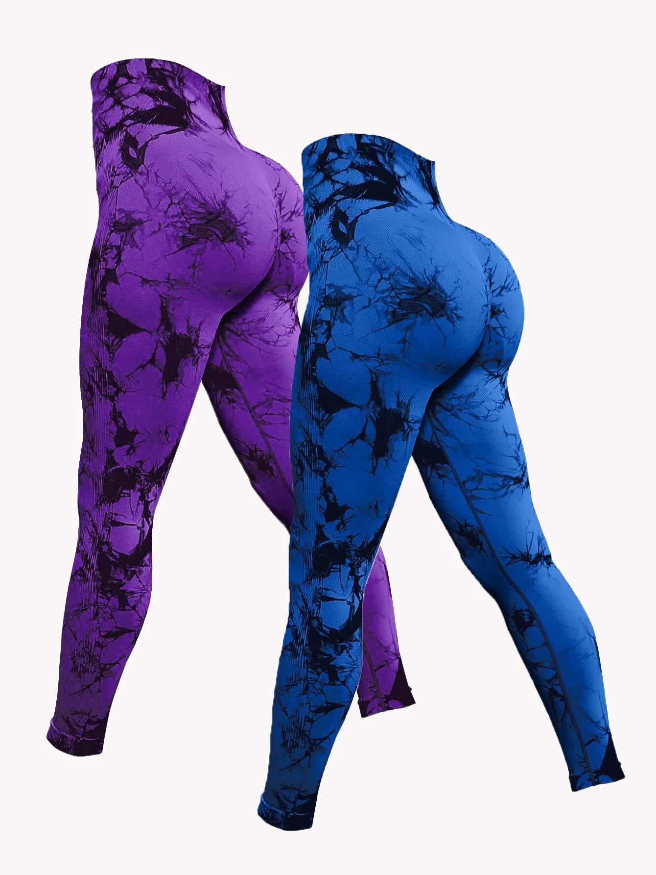 Tie Dye Sexy Gym Pants Women High Waist Seamless Fitness Sport Pants Skinny Stretch Outdoors Leggings