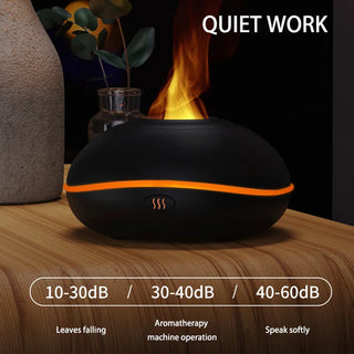 Colorful  Flame Air Humidifier Aroma Diffuser Portable USB  Car Aromatherapy Humidifiers Essential Oils Fragrance Diffusers