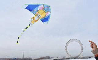 Cartoon kites flying toys for kids kites line nylon kites factory children