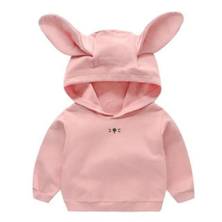 Baby Girls Boys Hoodies Infant Sweatshirts Kids Coat Hooded Pollover Outerwear Rabbit Ears Clothes Spring Autumn Children