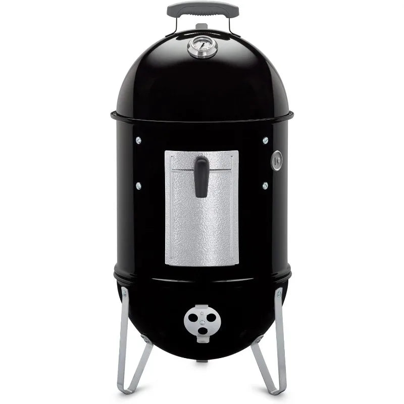 Weber 14.5 -inch Smokey Mountain Cooker, Charcoal Smoker,Black Bbq Grill Outdoor  Camping Oven