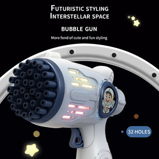 Automatic Handheld Bubbles Gun Without Bubble Water Without Battery Portable Outdoor Party Toy For Children Birthday Gifts Toys