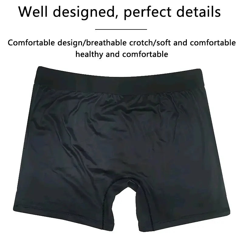 Men Sports Boxers Underwear Underpants Sport Black M L XL Turn On Switch Printing Breathable Ventilate Fashion Fitness Casual