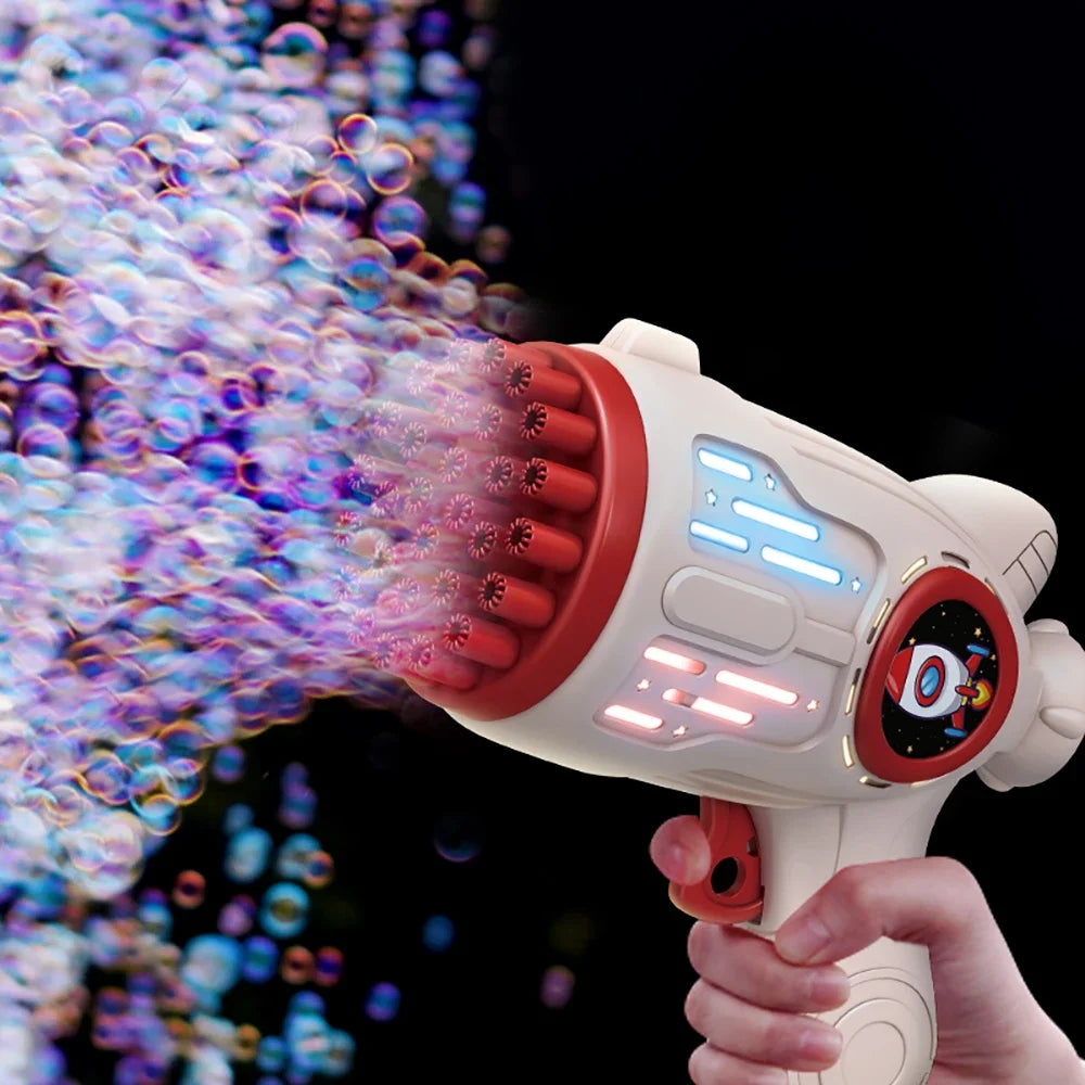 Automatic Handheld Bubbles Gun Without Bubble Water Without Battery Portable Outdoor Party Toy For Children Birthday Gifts Toys