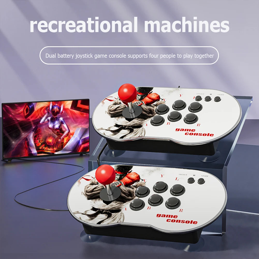 MT6 4K HD Video Arcade Game Console 3D Dual Controller Joystick 10000+ Games HDMI-compatible Game Player for PS1 Accessories