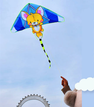 Cartoon kites flying toys for kids kites line nylon kites factory children