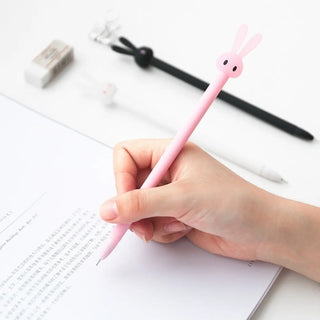 4 Pcs/set Rabbit Neutral Ink Pen Gel Pen Set Cute School Supplies Office Stationery Photo Album Kawaii Pen Stationery