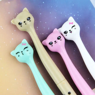 cartoon Cat Gel Pen kawaii stationery pens  Office supplies Writing pen school student supplies the gift of the child