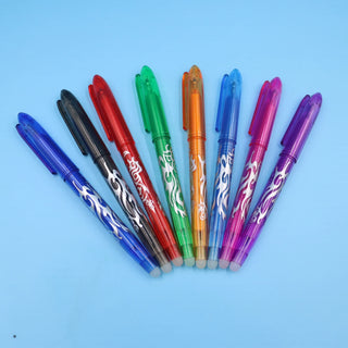 8Pcs/Set 8 Color Erasable Gel Pen 0.5mm Kawaii Pens Ball Pen Student Writing Washable Rod Drawing Tools Office School Stationery