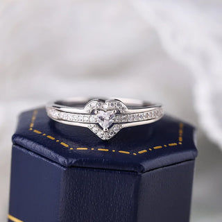 s925 Silver Platinum Single Row Diamond Love Ring Fashionable and Exquisite Moissanite Wedding Diamond Ring Jewelry Gift